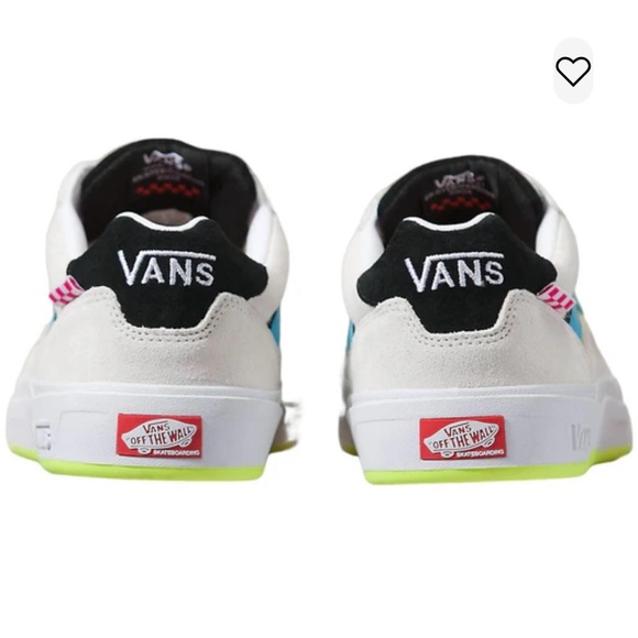 Vans Wayvee White and Neon Shoes - Picture 2 of 8